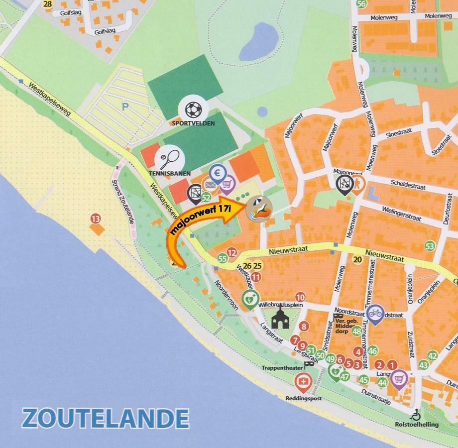 Vakantiewoning Aan Zee Zoutelande Exteriér fotografie